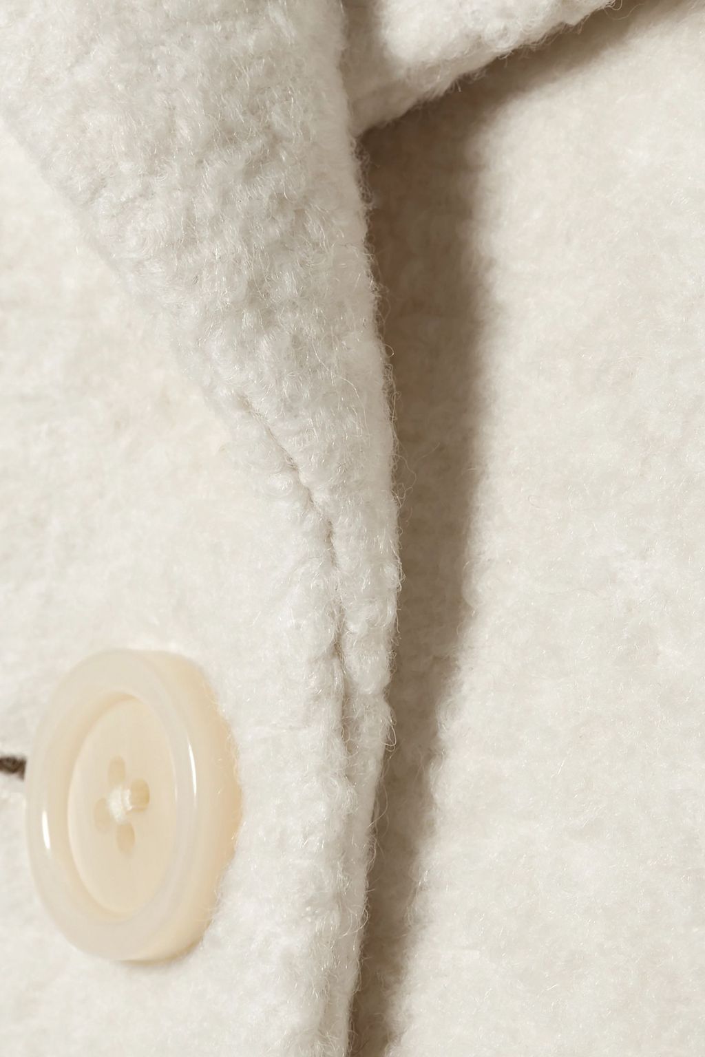 GANNI Wool-blend bouclé coat
