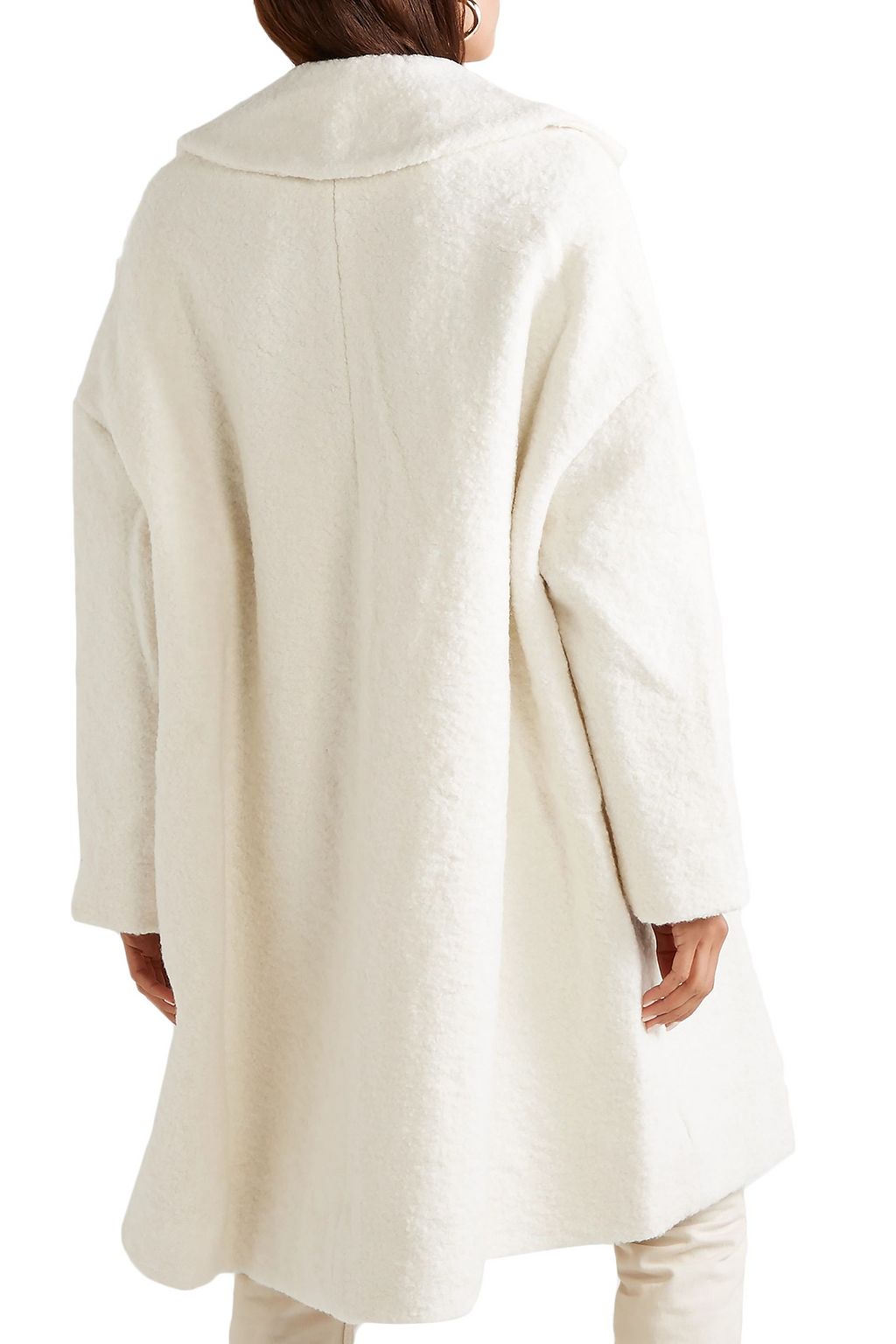 GANNI Wool-blend bouclé coat