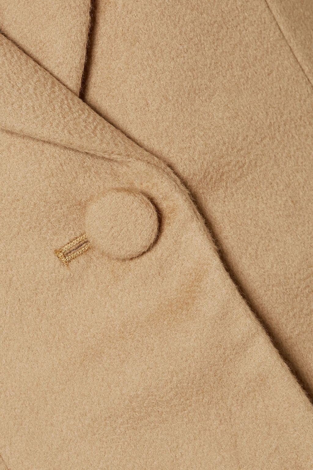 CO Brushed wool-felt coat