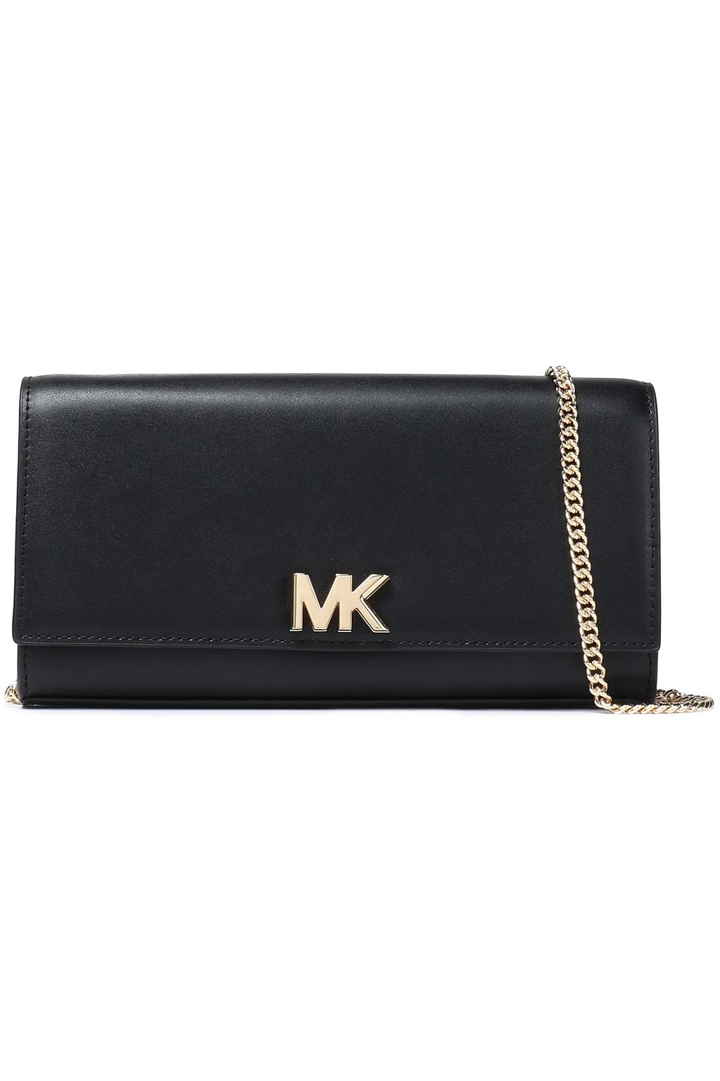 mk blue and white striped bag
