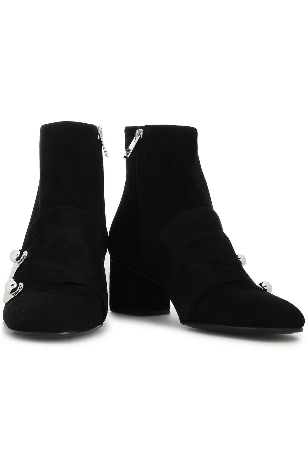 PROENZA SCHOULER Embellished suede ankle boots