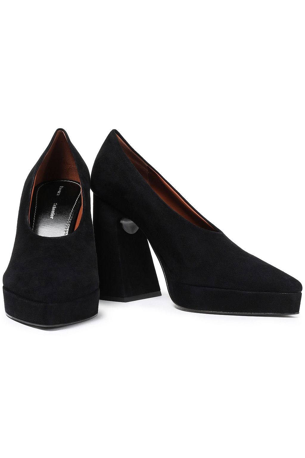 PROENZA SCHOULER Suede platform pumps