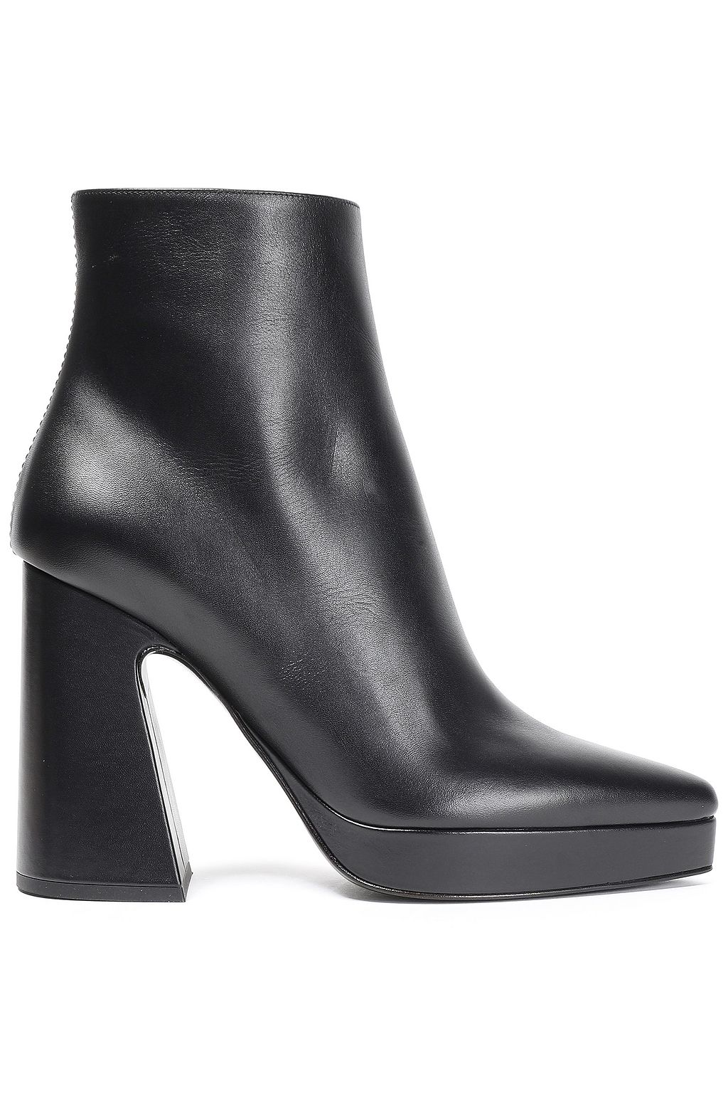 sale black leather ankle boots