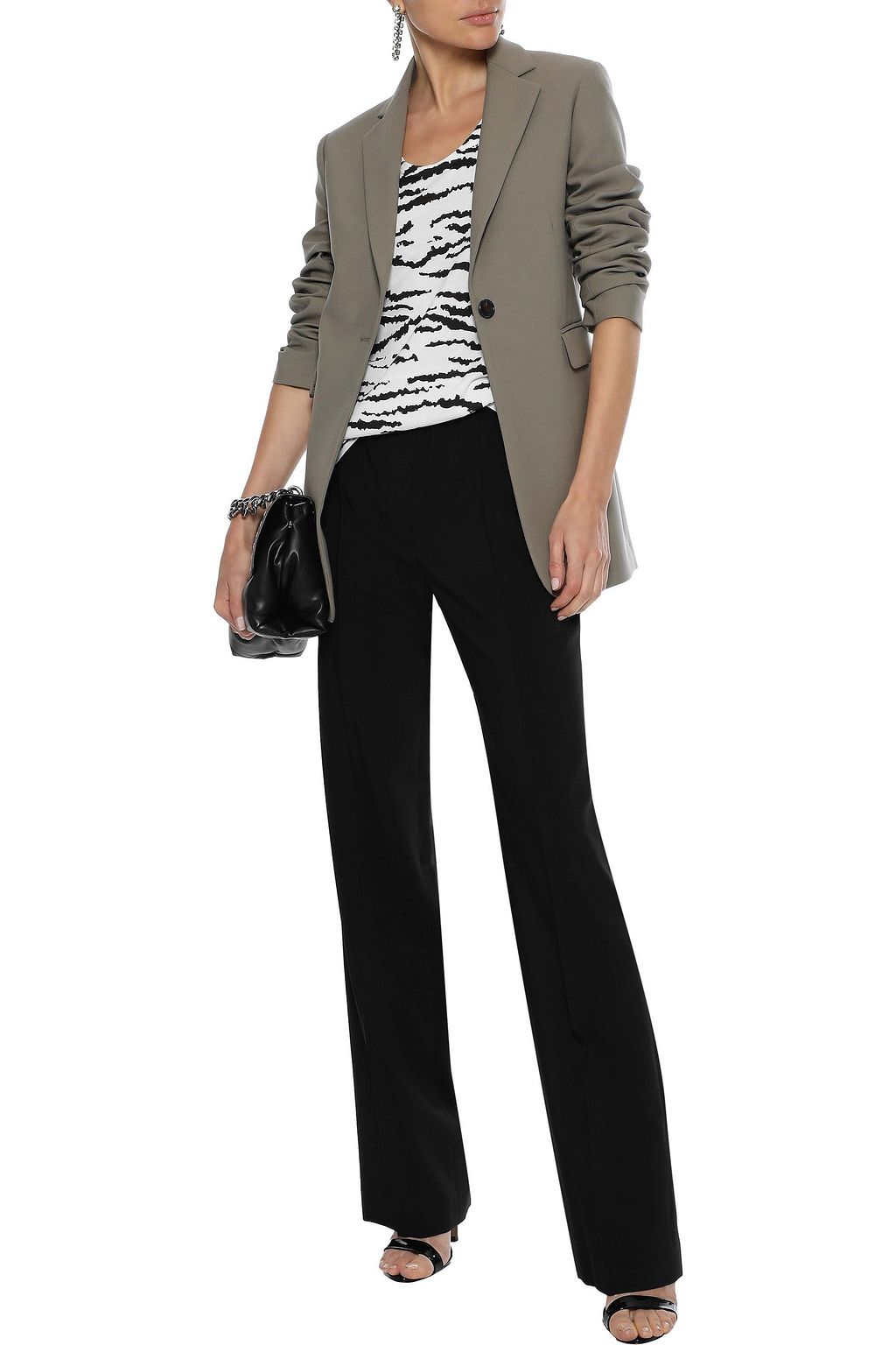 HAIDER ACKERMANN Printed stretch cotton-jersey tank