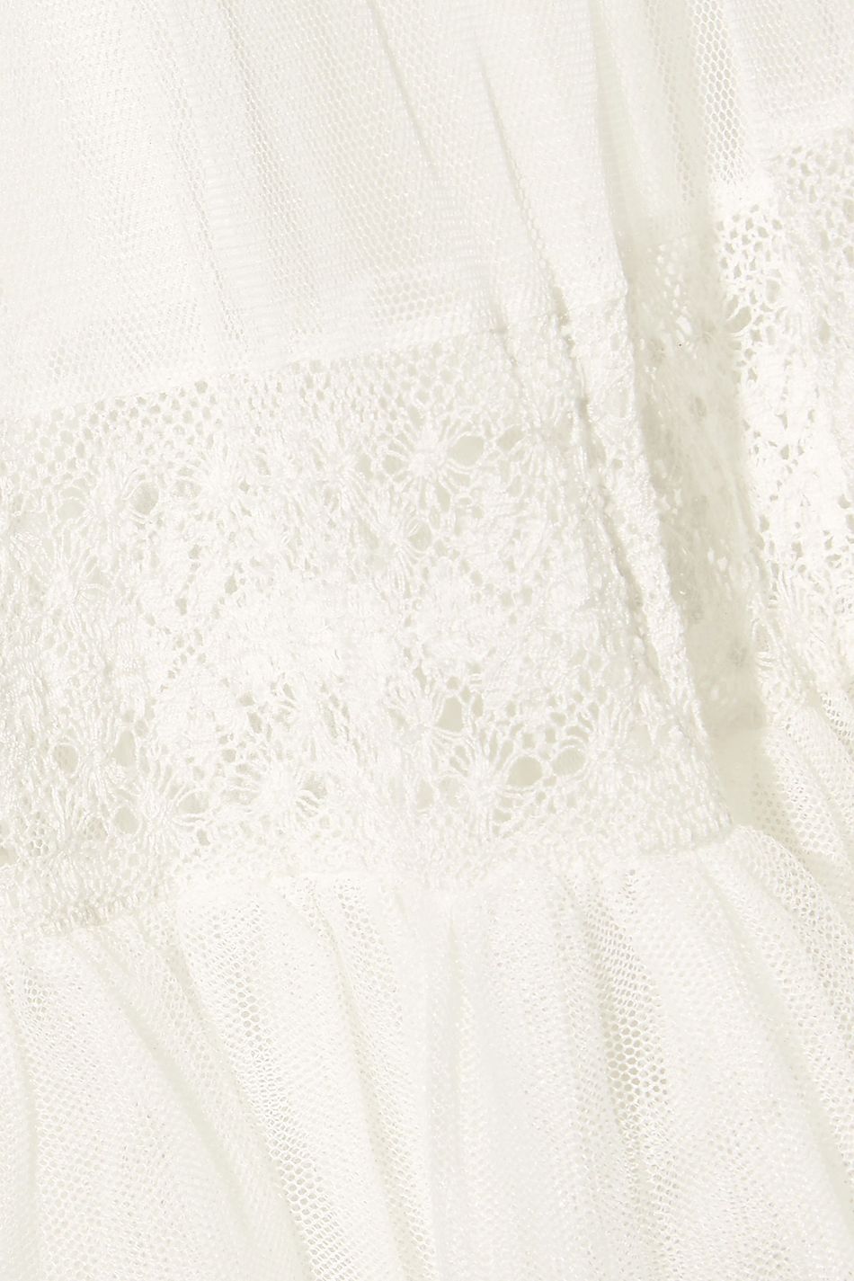 tulle maxi skirt ivory