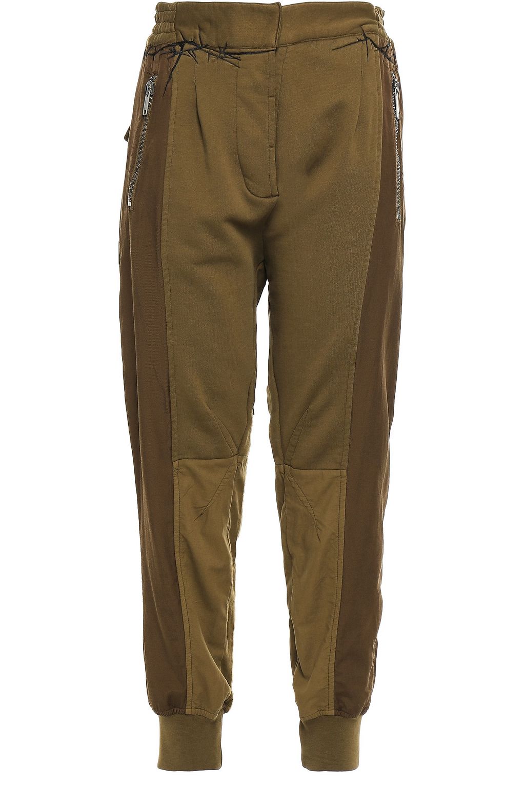 army green track pants