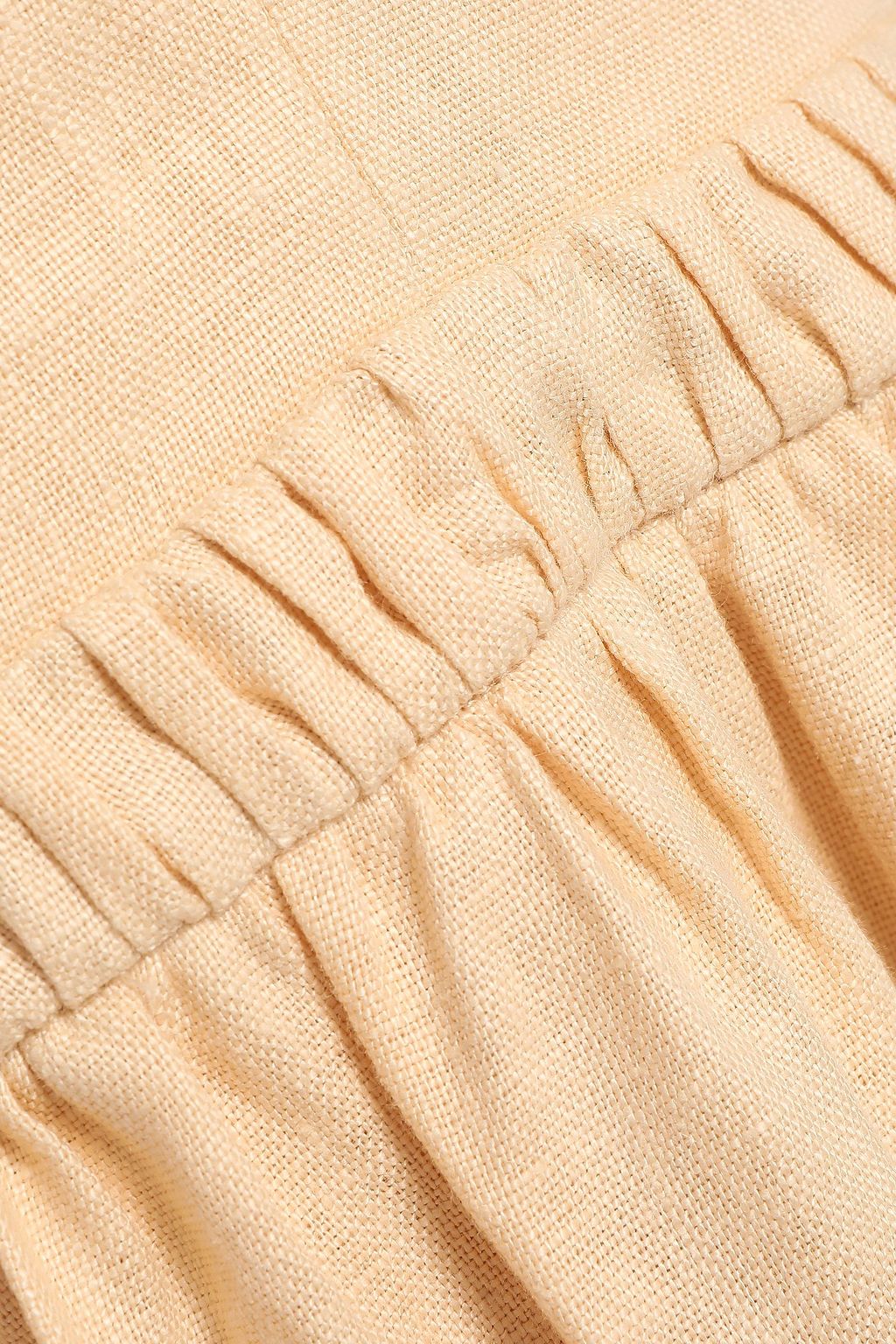TIBI Cutout linen midi dress