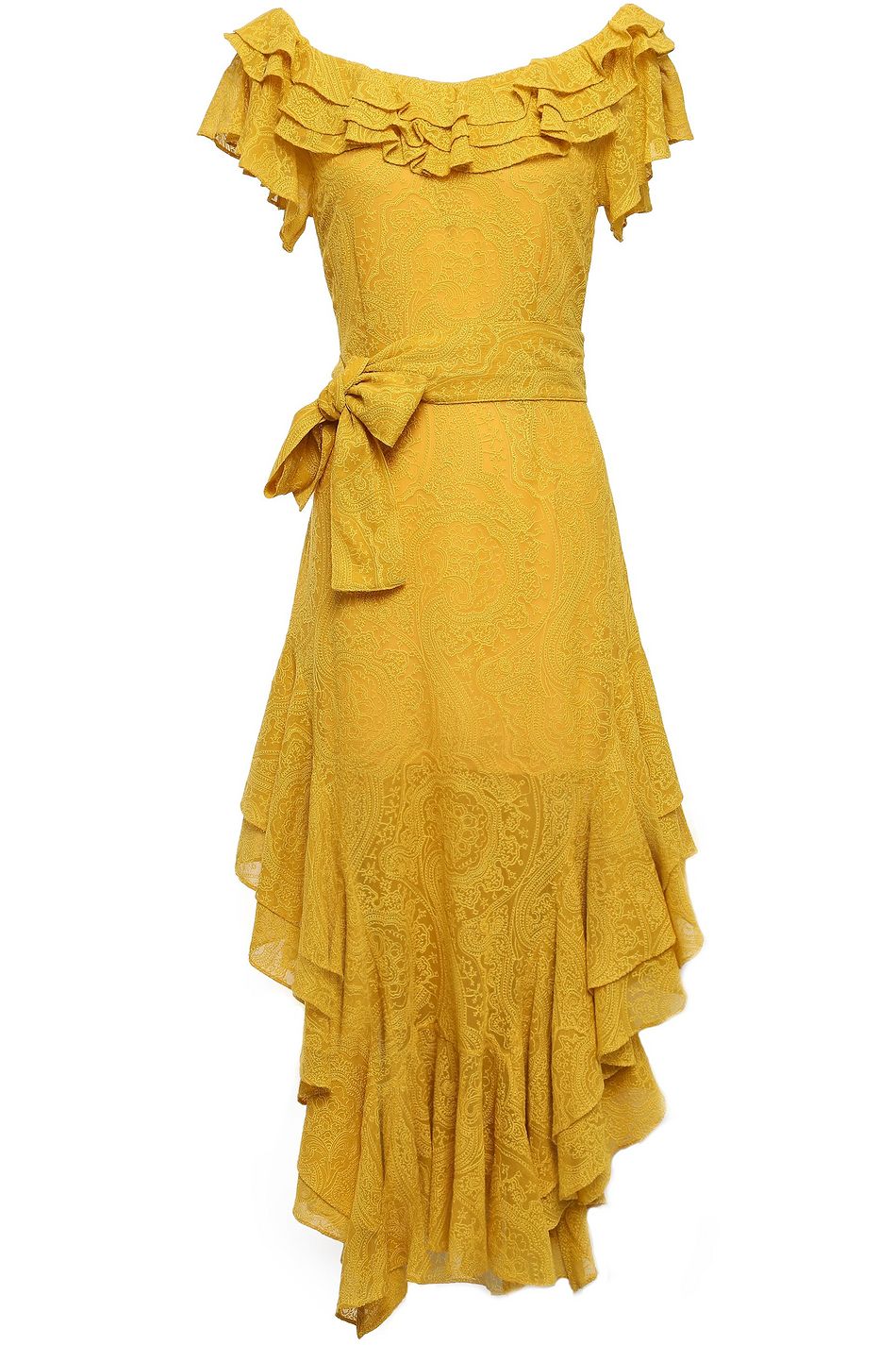 silk gauze dress
