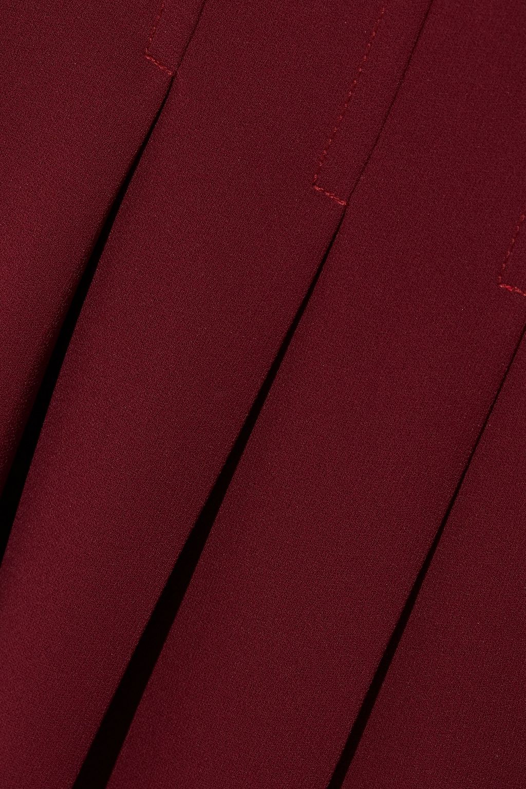 IRIS & INK Ethel pleated crepe midi skirt