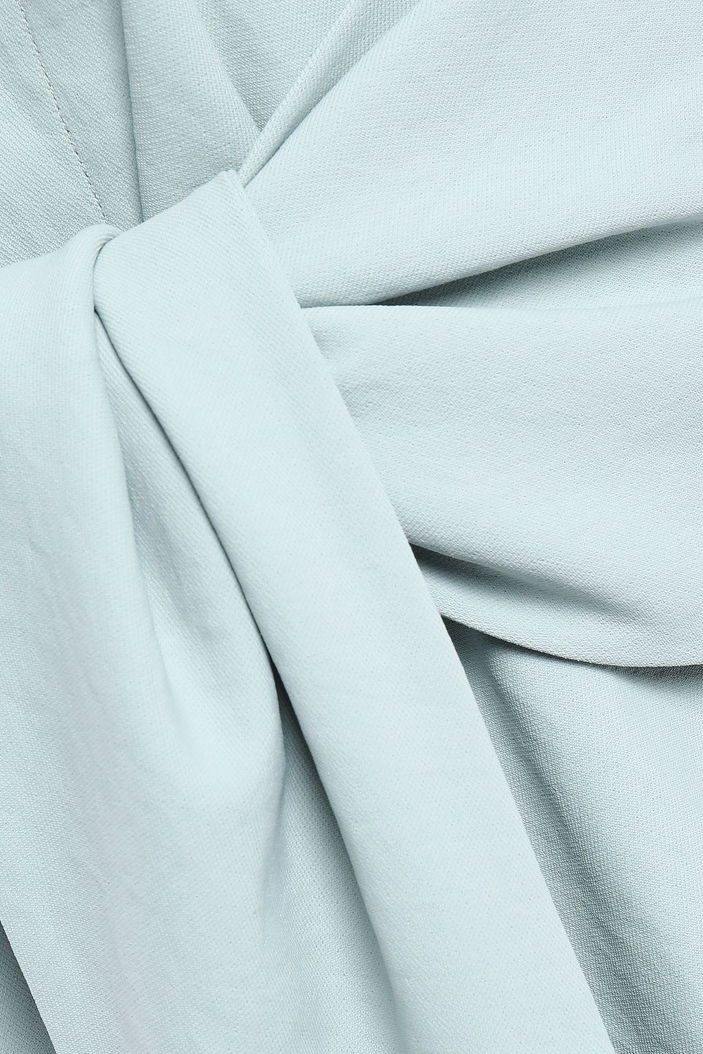 TIBI Wrap-effect stretch-crepe mini dress