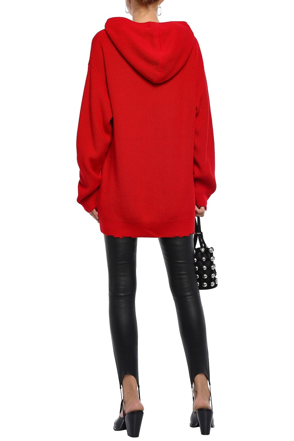 RTA Leather stirrup leggings THE