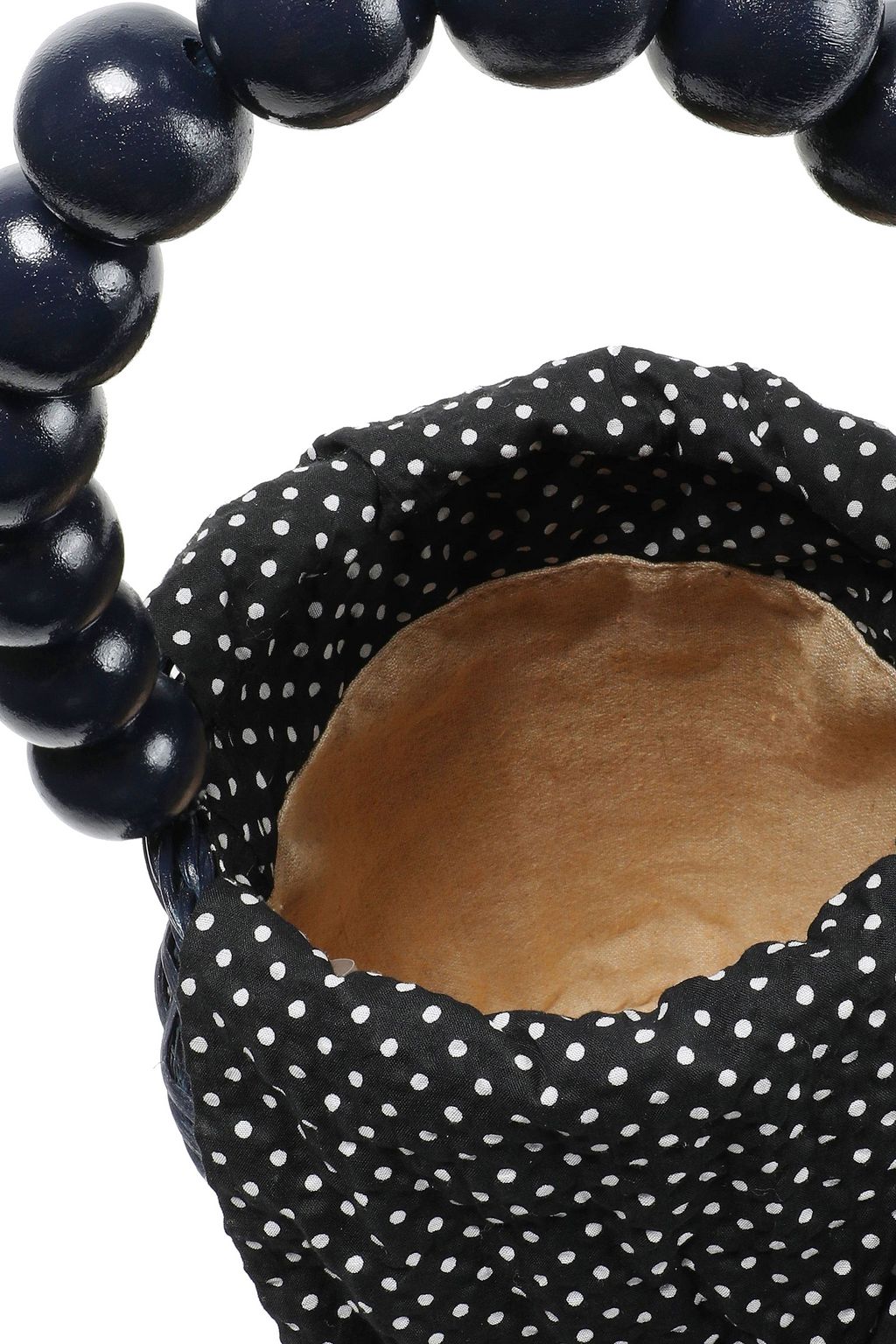 LOEFFLER RANDALL Louise bead-embellished rattan tote
