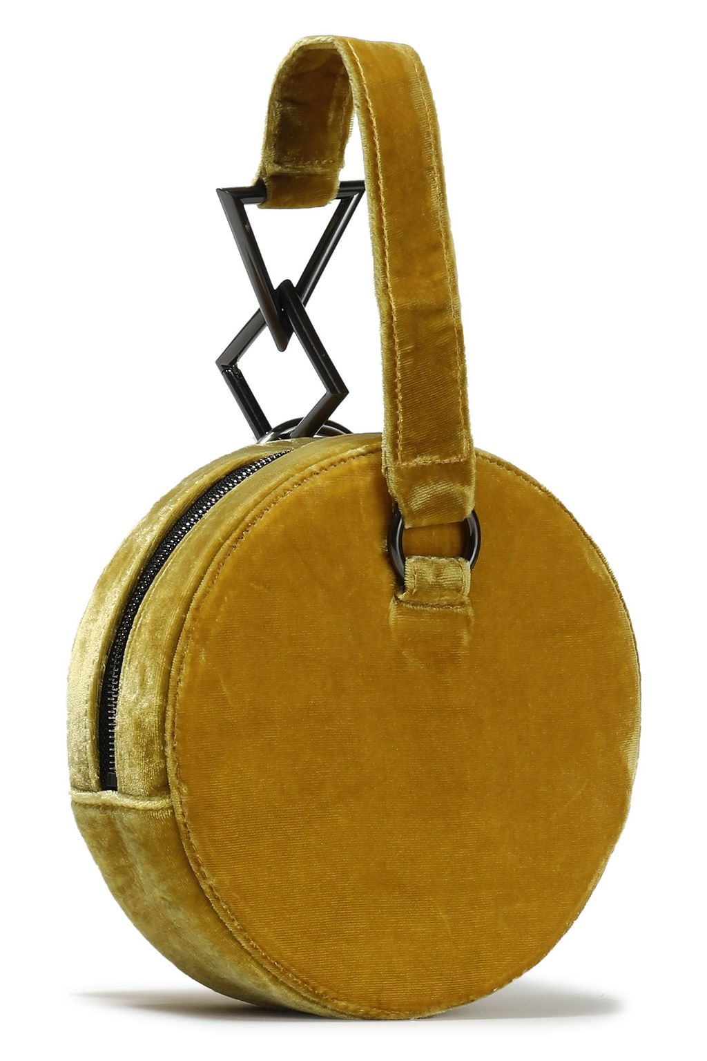 TARA ZADEH Azar velvet clutch