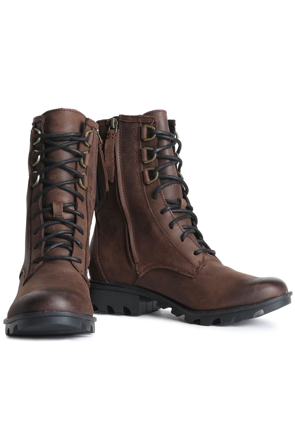 SOREL Phoenix lace-up leather ankle boots