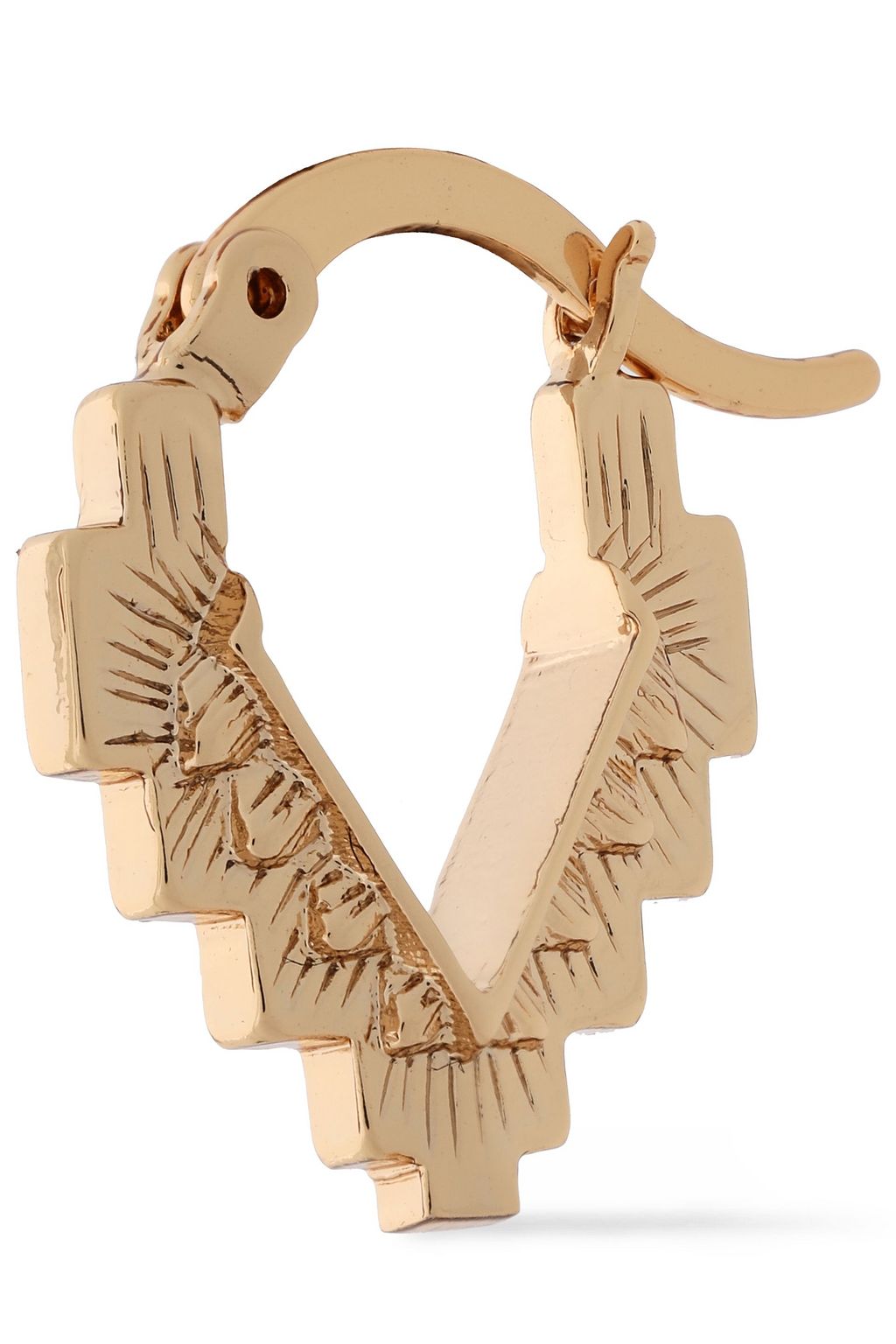 NOIR JEWELRY 14-karat gold-plated earrings