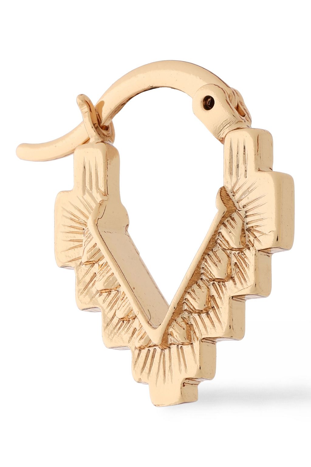 NOIR JEWELRY 14-karat gold-plated earrings