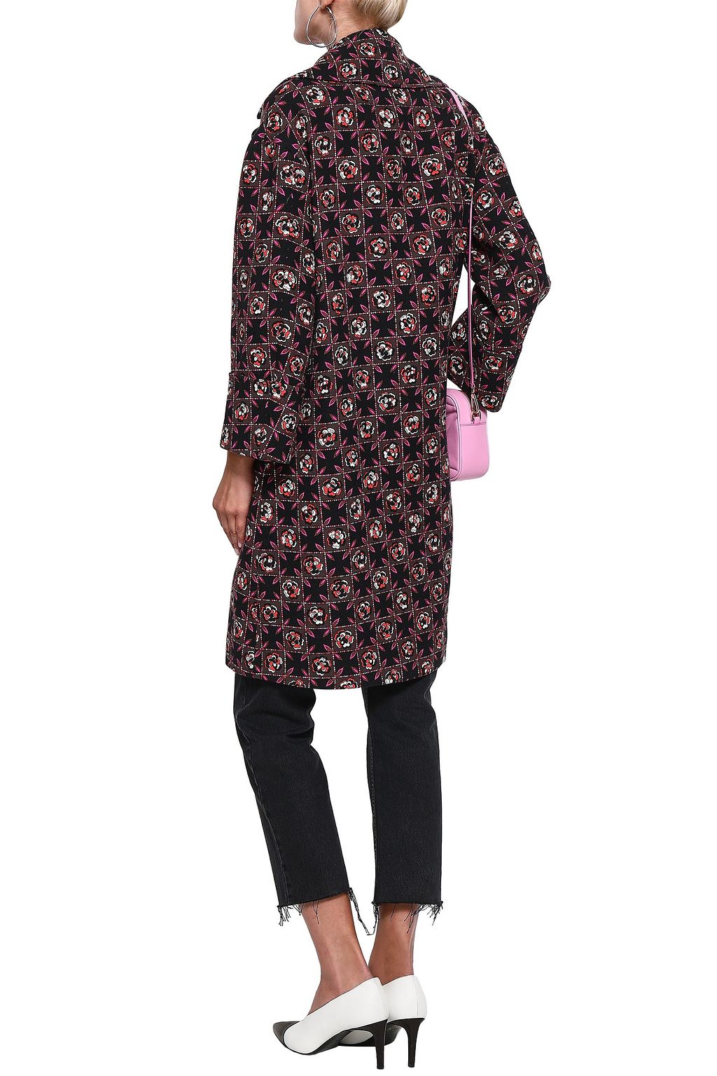 PUCCI Floral-print wool and silk-blend coat