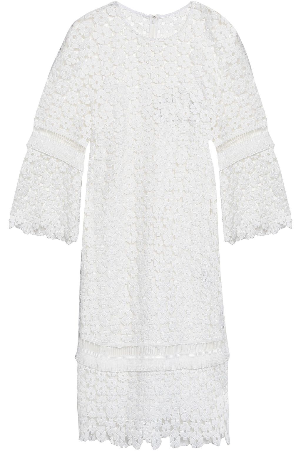lela rose guipure lace dress