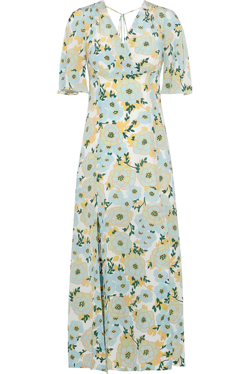 sandro printed midi dress