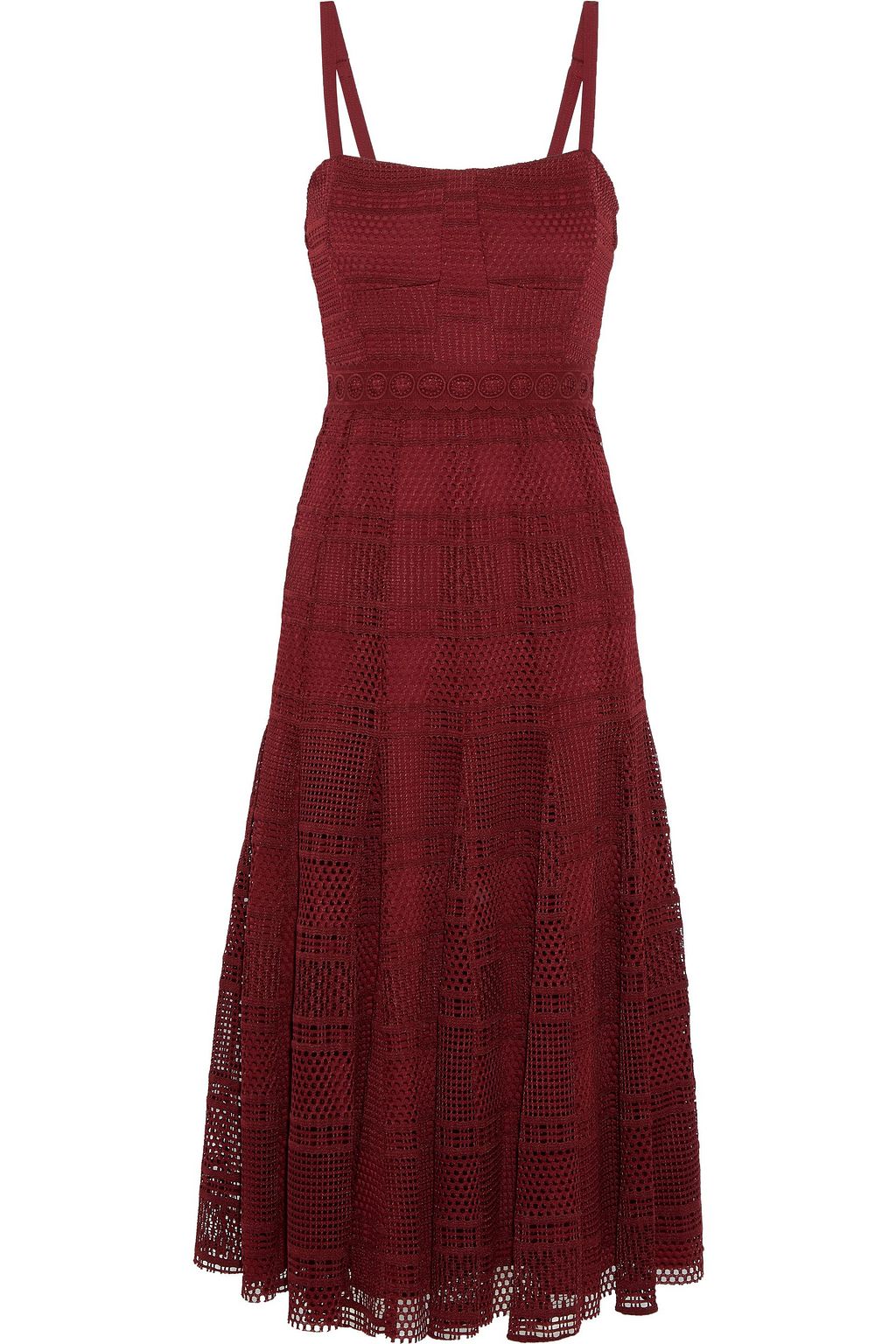 sandro burgundy dress