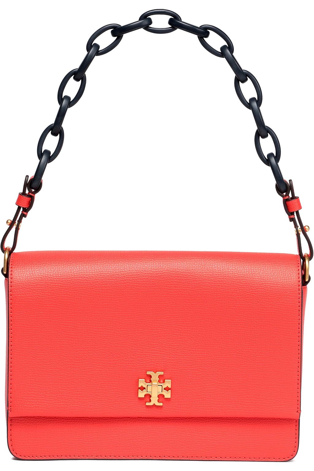 TORY BURCH Textured-leather shoulder bag