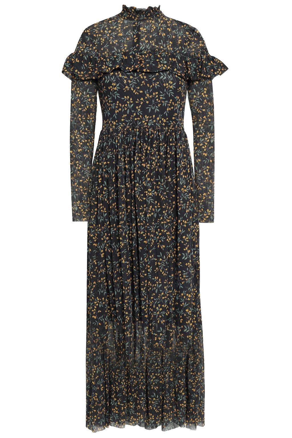 tilden mesh maxi dress