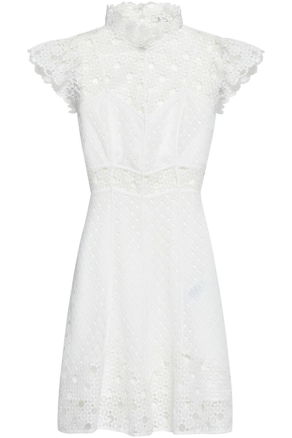 bella note eyelet mini dress