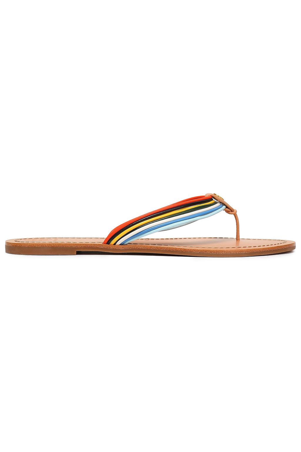 multicolor tory burch sandals