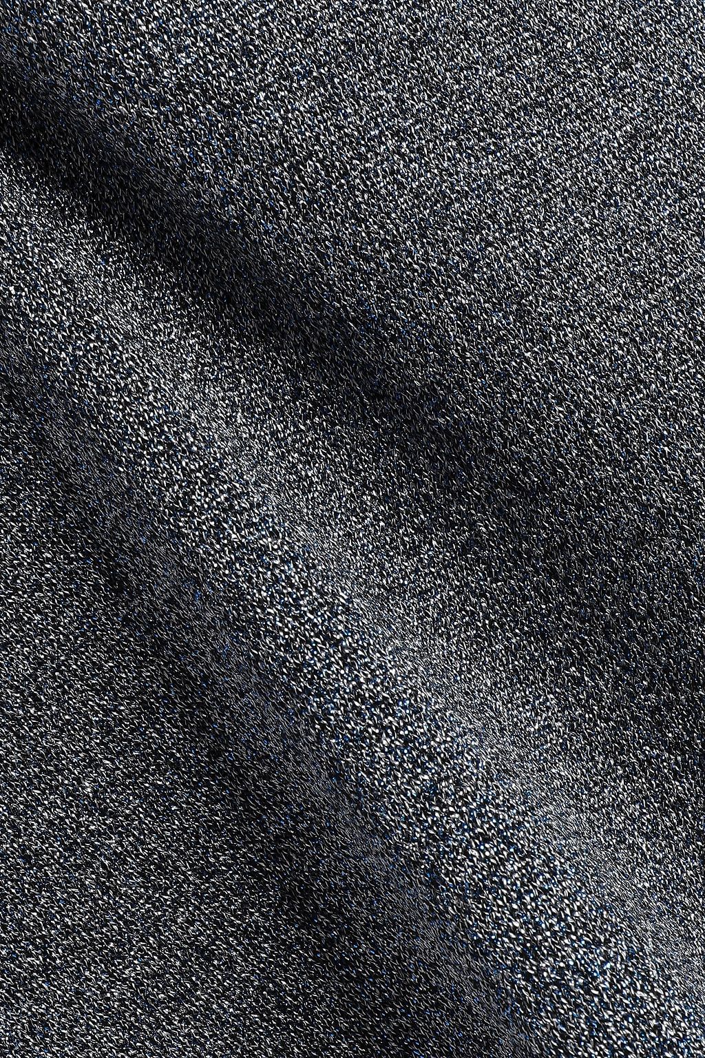 MISSONI Open-back metallic crochet-knit mini dress