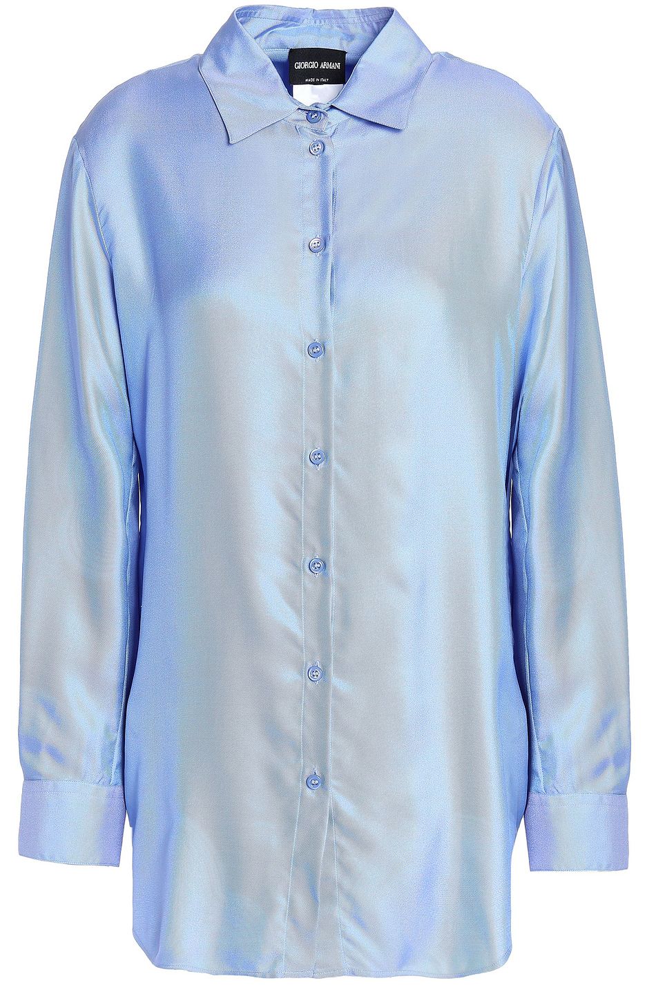 light blue armani shirt