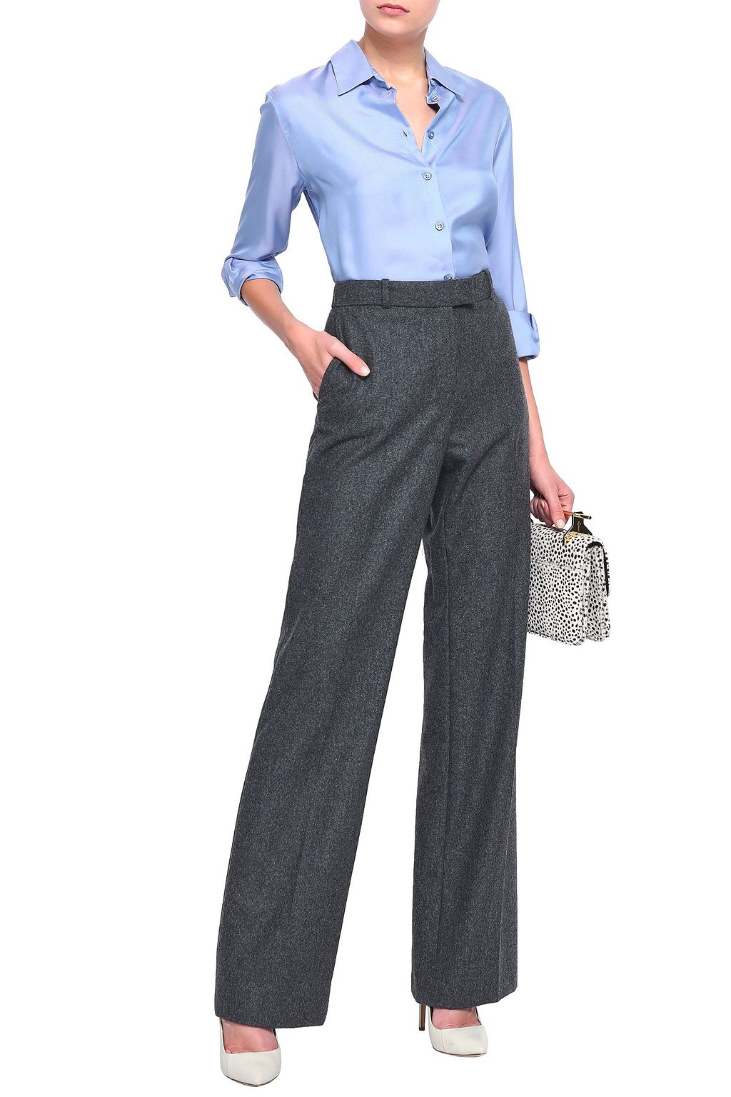 silk oxford shirt
