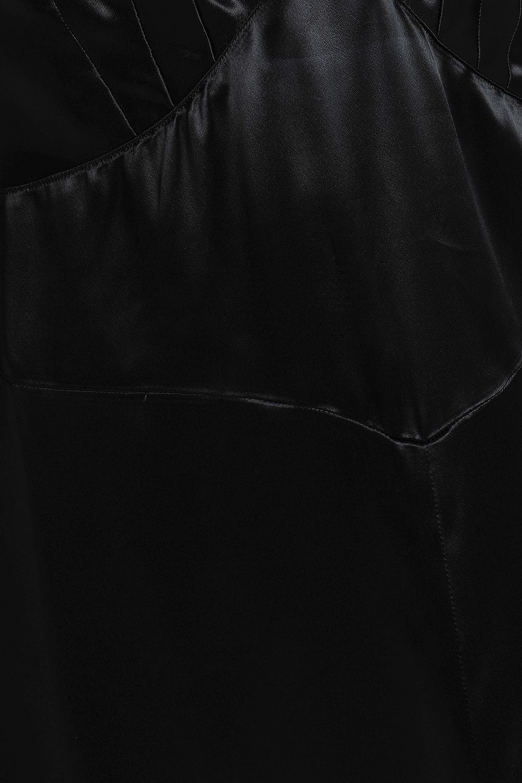 MARC JACOBS Lace-trimmed satin midi dress