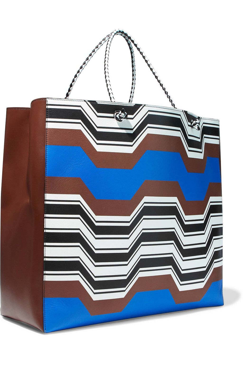 MISSONI Printed leather tote