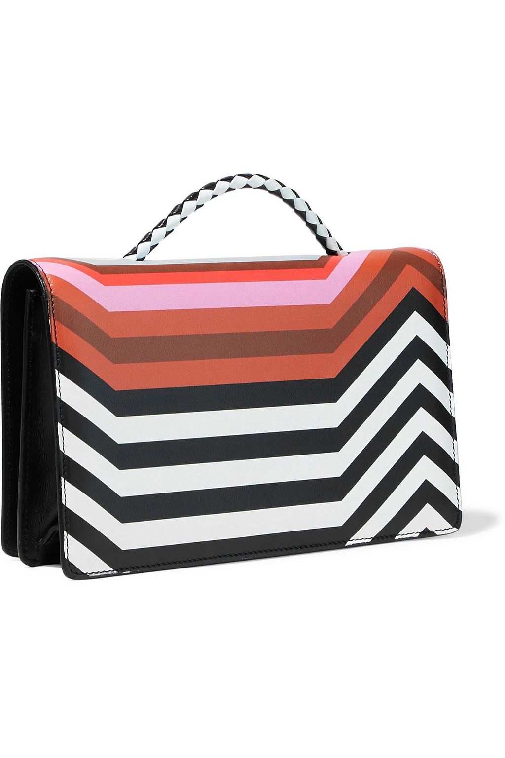 MISSONI Printed leather shoulder bag