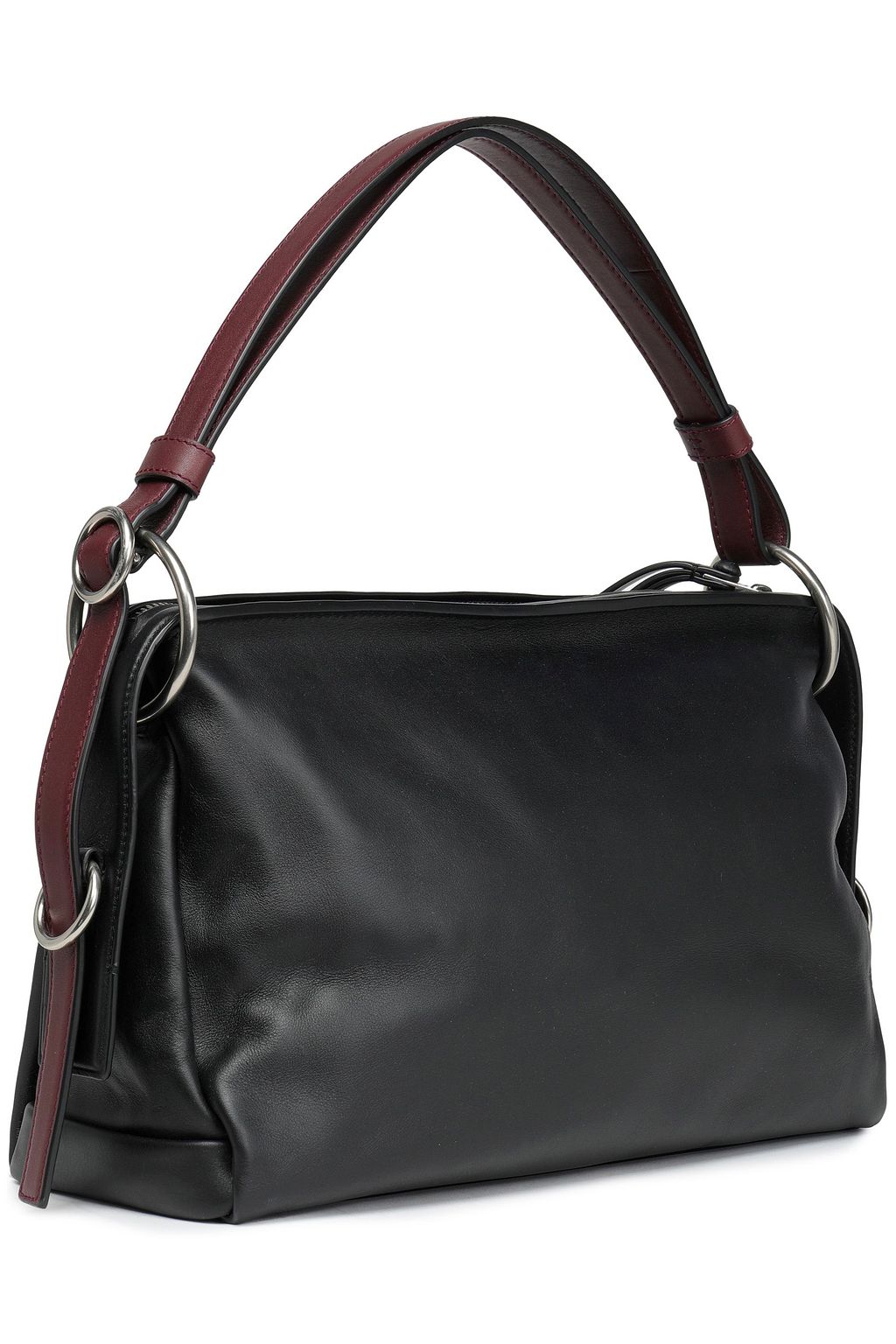 MARC BY MARC JACOBS Embellished calf hair-trimmed leather shoulder bag