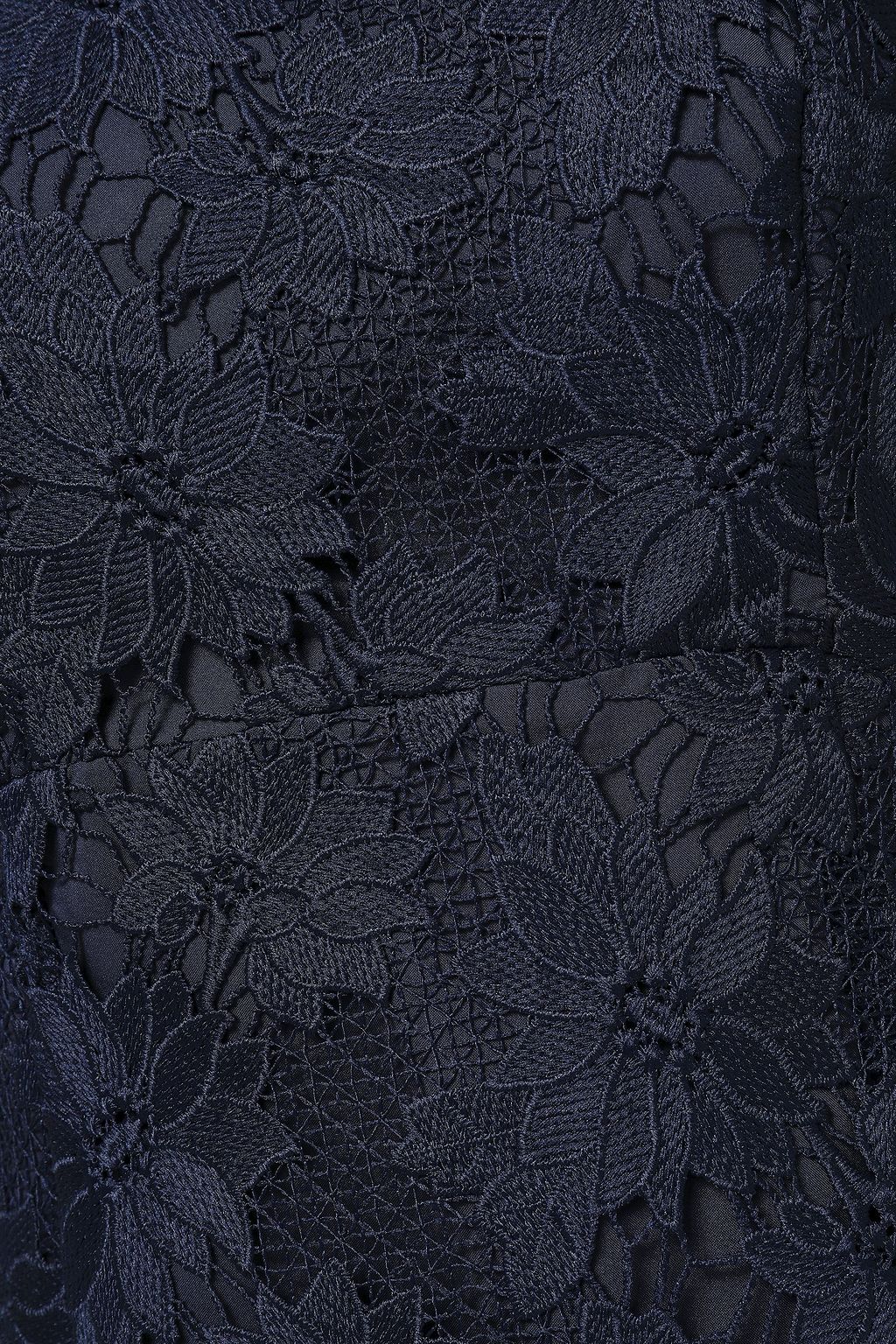 RACHEL ZOE Lace turtleneck mini dress