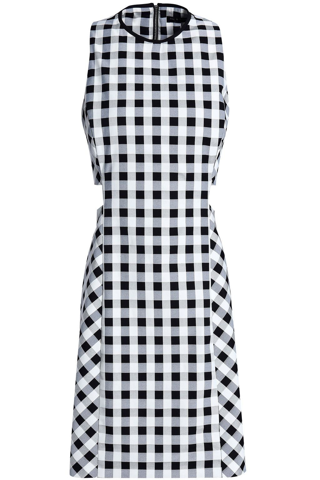tahoe gingham stretch mini dress