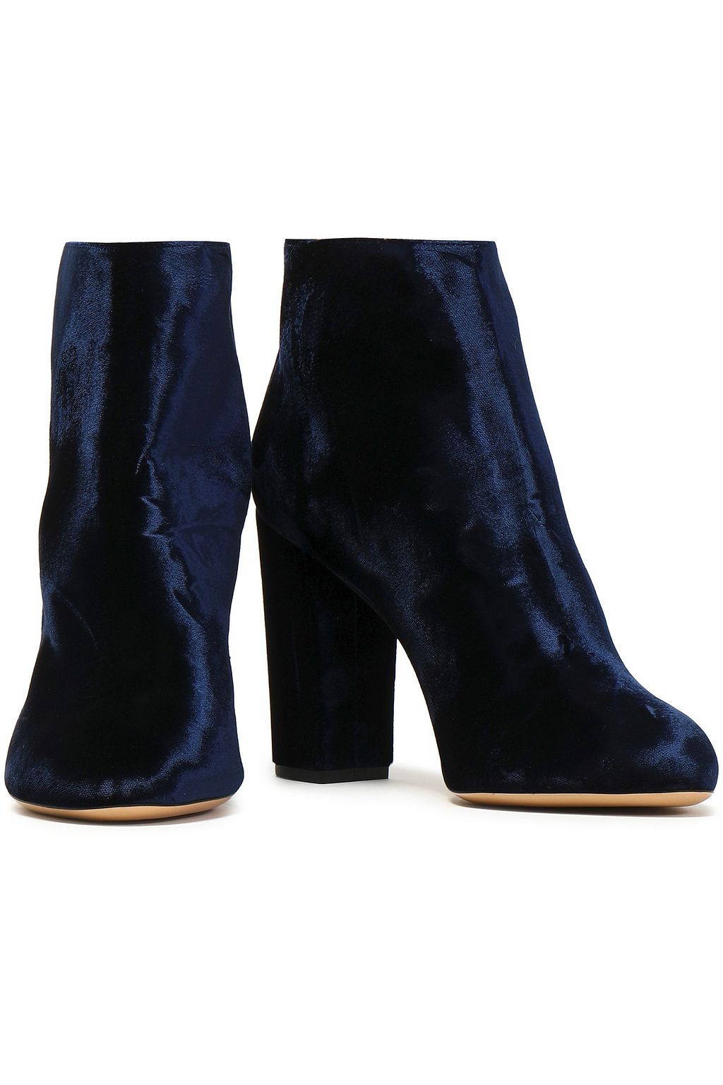 CHARLOTTE OLYMPIA Alba velvet ankle boots