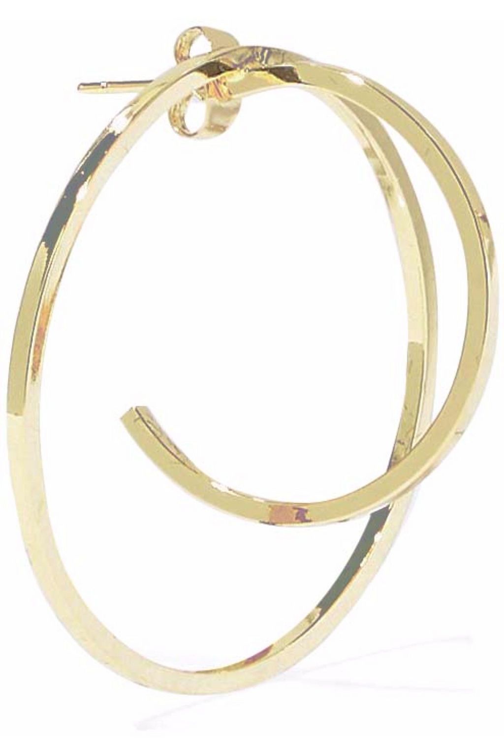 IRIS & INK Marie 18-karat gold-plated sterling silver earrings