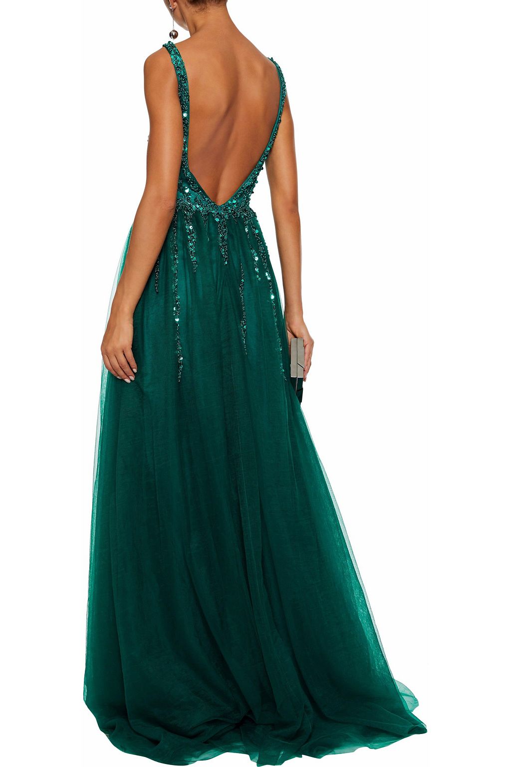 RAOUL Embellished tulle gown