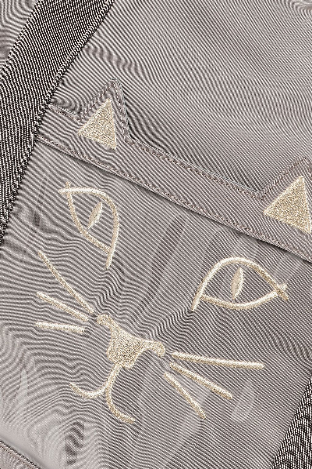 CHARLOTTE OLYMPIA Purrfect Weekender aus Shell mit Stickereien