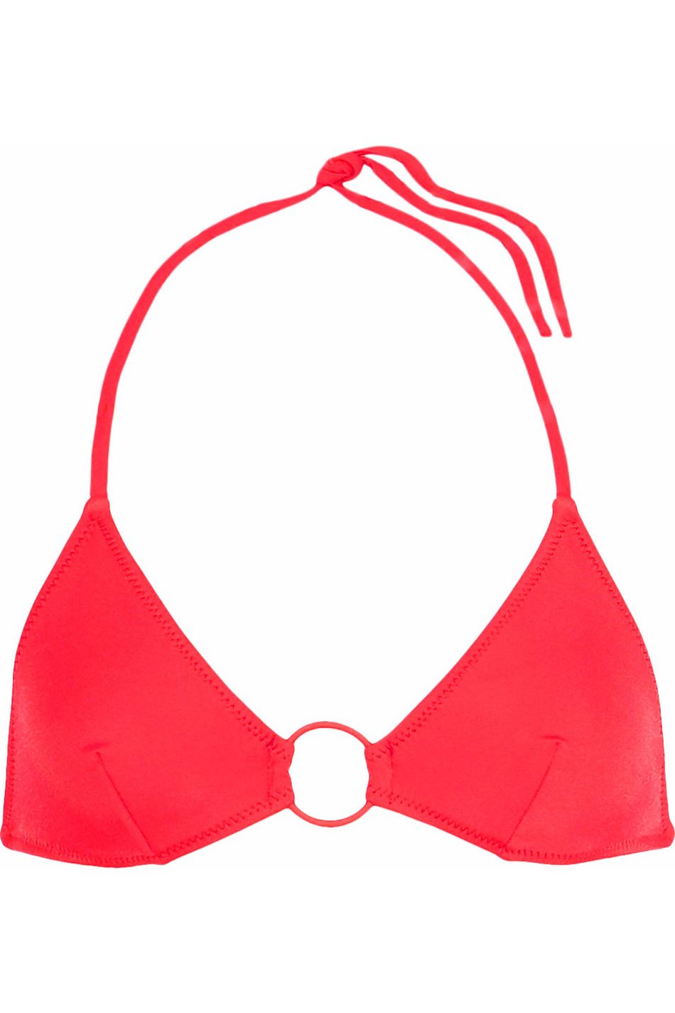 red swim top