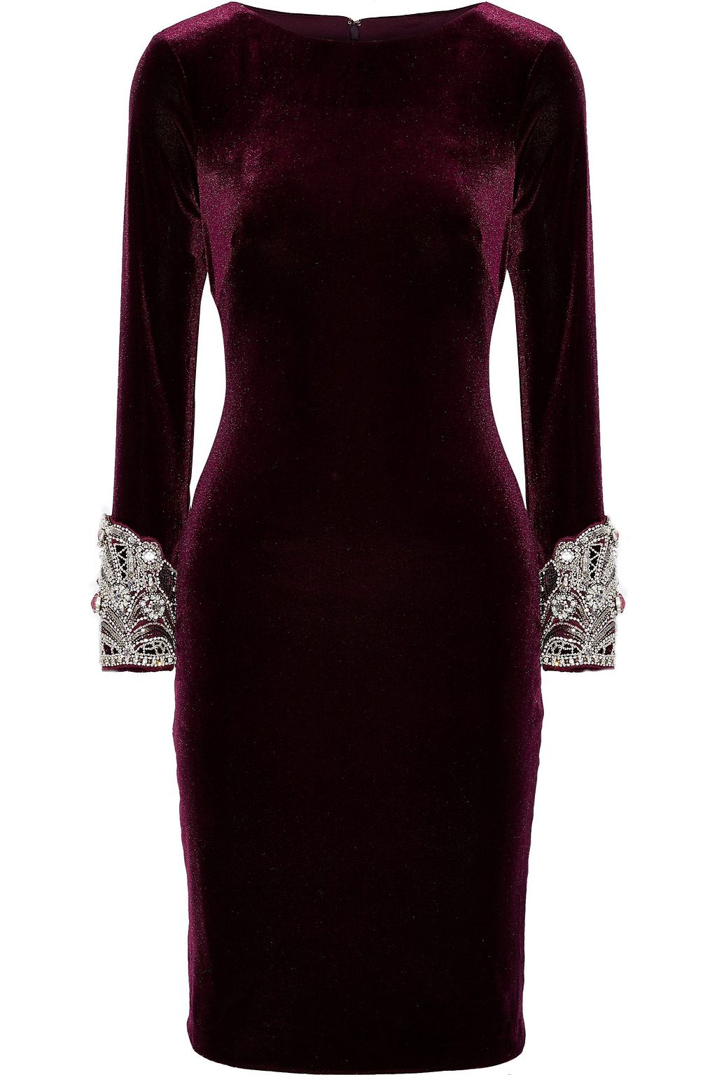 badgley mischka velvet dress