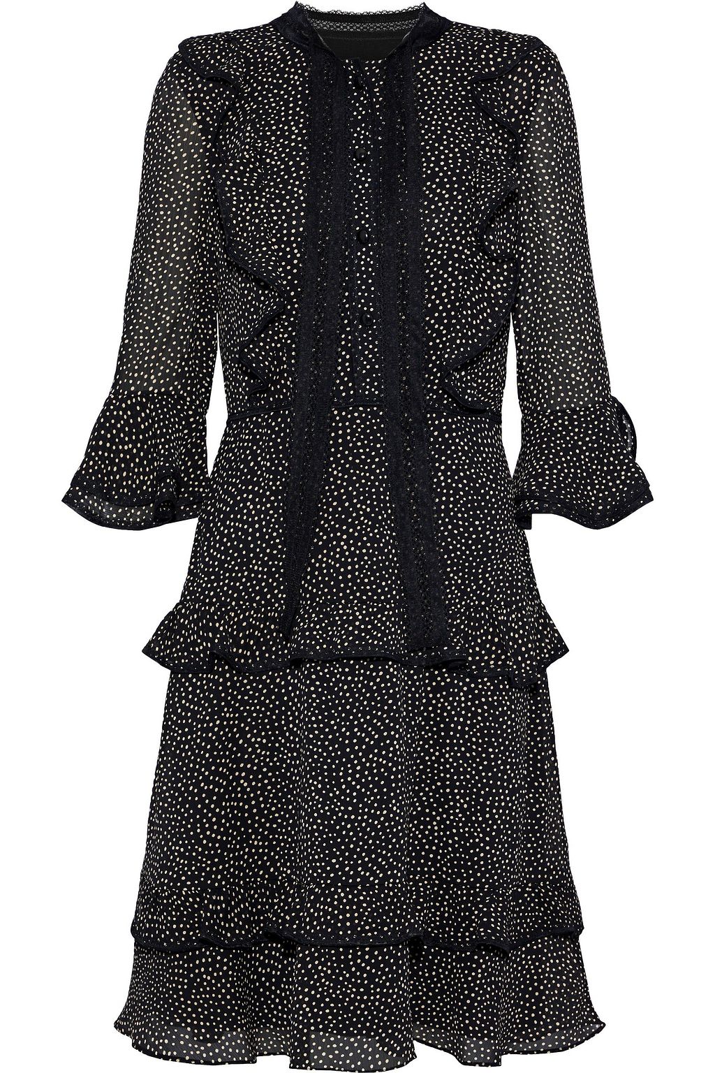 mikael aghal polka dot dress