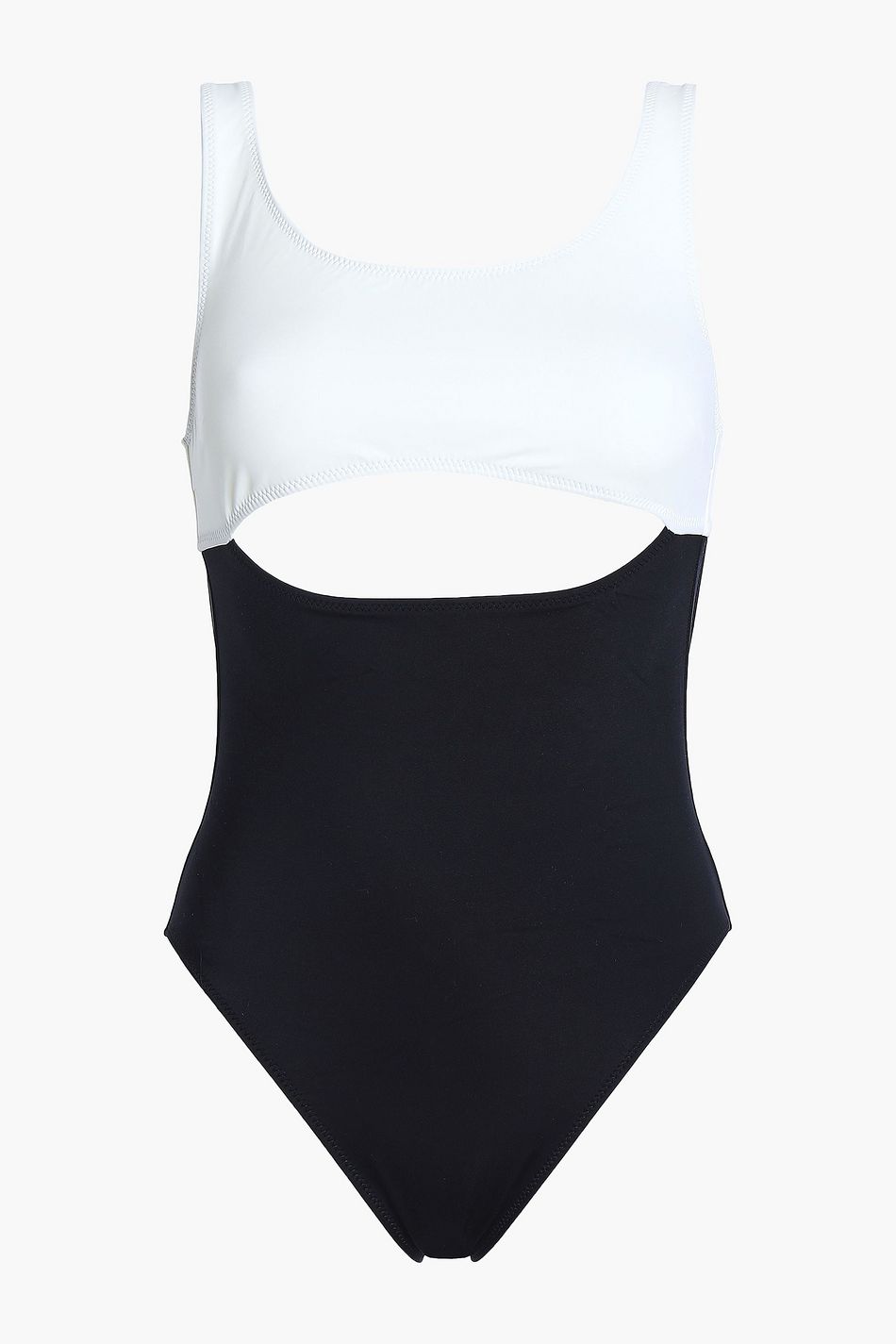 two tone swimsuit