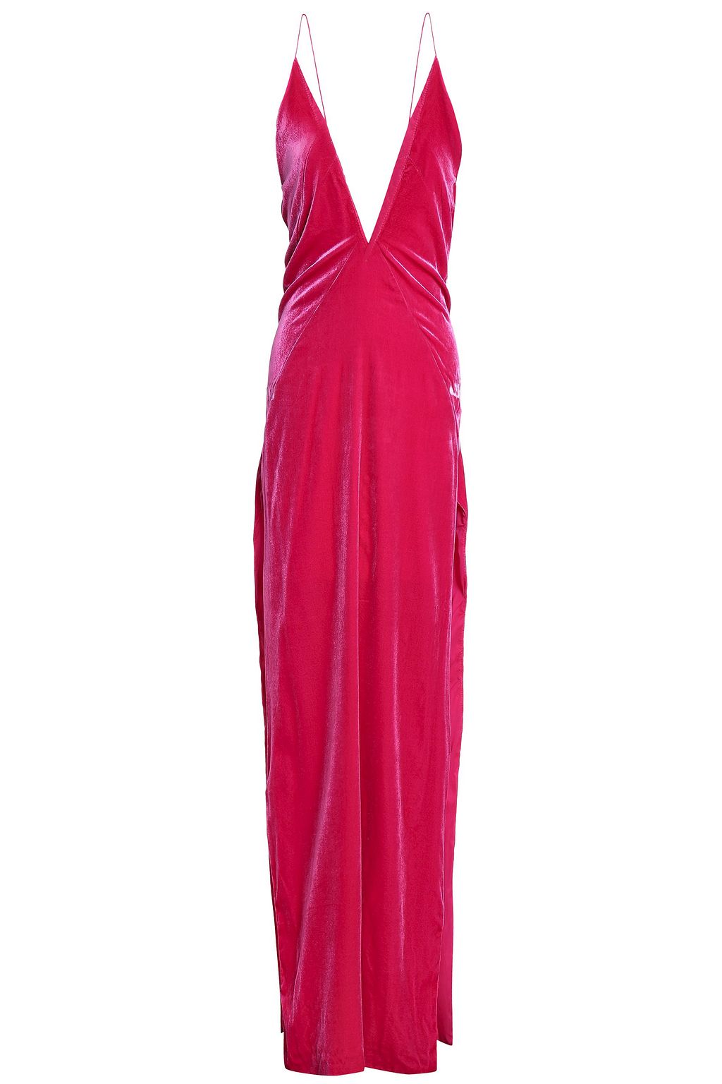 fuchsia slip dress