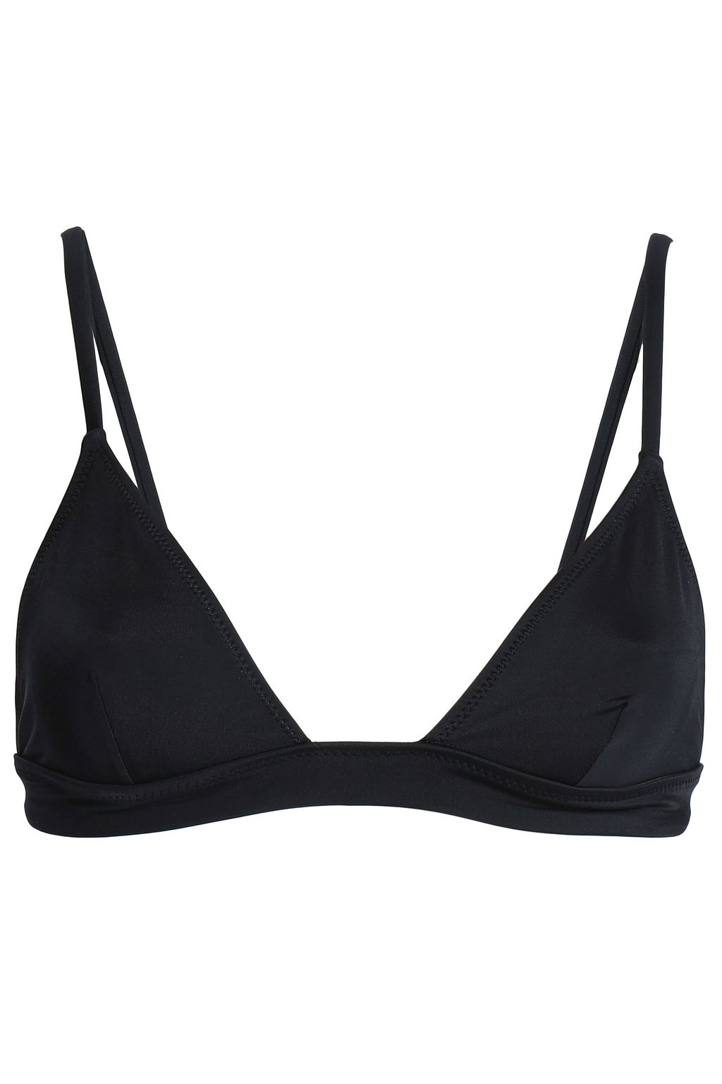 neon triangle bikini top