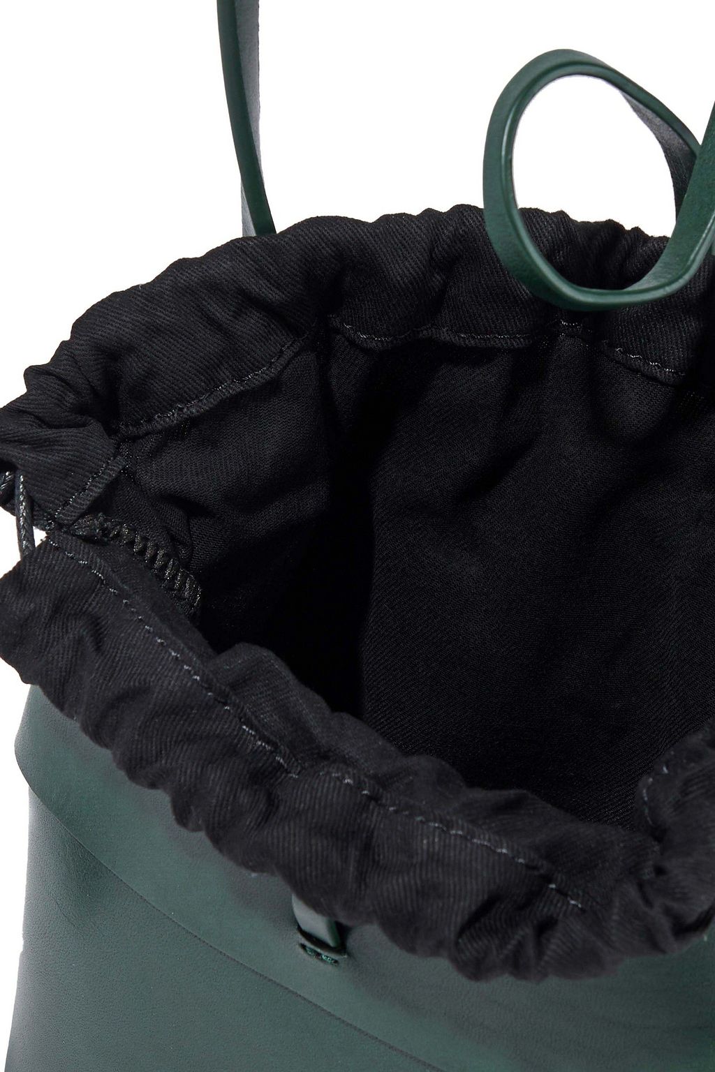 KARA Leather bucket bag