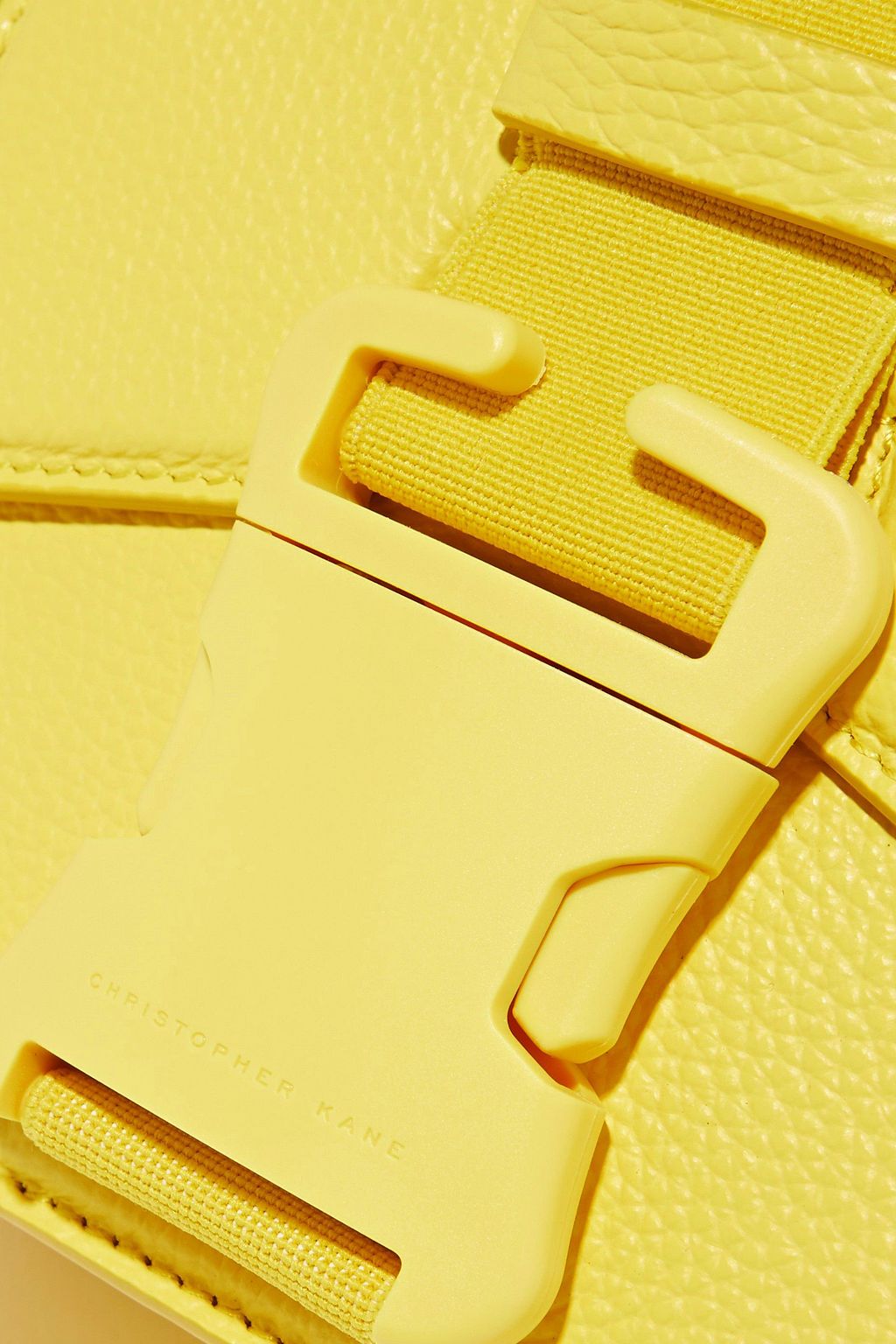 CHRISTOPHER KANE Textured-leather shoulder bag
