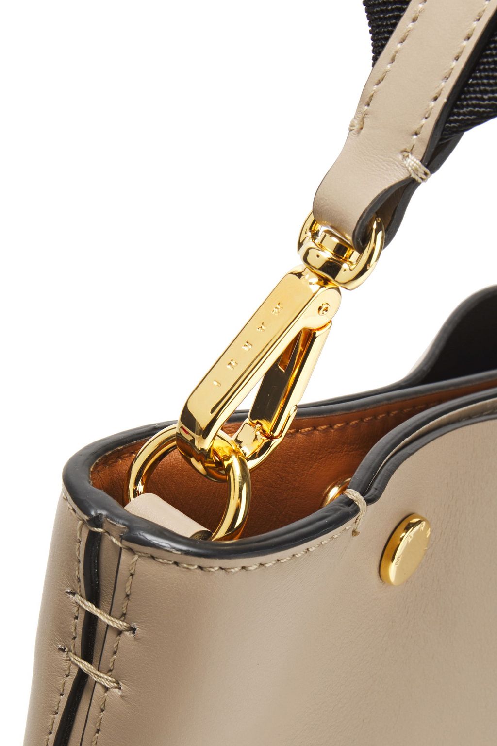 MARNI Leather bucket bag